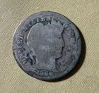 1896-P Barber Dime 90% Silver G as Pictured