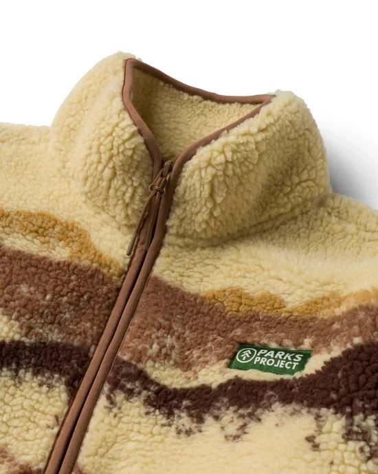 Parks Project Joshua Tree Full Zip High Pile Fleece -Unsex Size Large