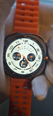 Watch Ultra Smartwatch, Bluetooth-Anruf, ,3D-Menü,32GB Speicher, 4G, Schwarz NEU