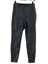 New Look Women's Trousers UK 12 Black Other with Elastane, Polyester Chino