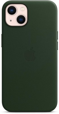 Genuine / Official Apple iPhone 13 Leather Case / Cover - Sequoia Green - New