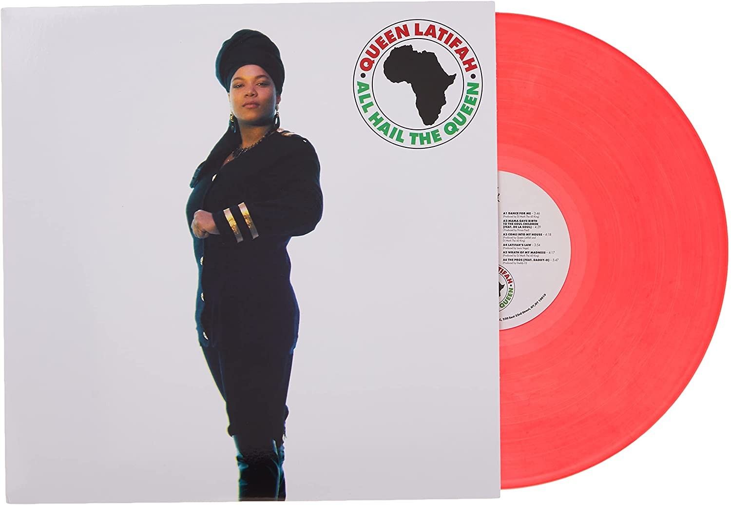 Queen Latifah All Hail The Queen LP Clear Red Vinyl NEW SEALED - Image 3