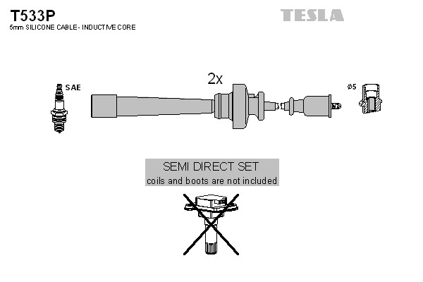 Tesla ZüNdleitungssatz ZüNdkabel Satz FüR Mitsubishi Space Star 1.8 MPI-image