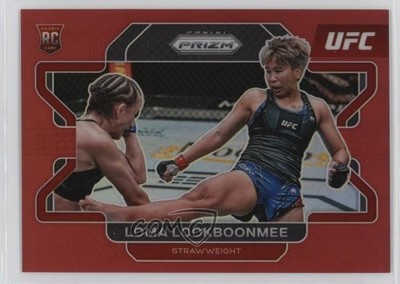 2022 Panini Prizm UFC Red Prizm 75/299 Loma Lookboonmee #16 Rookie RC 1f3