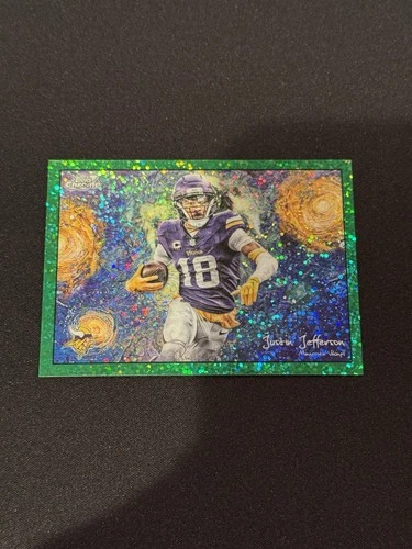 2025 Topps Cosmic Chrome Justin Jefferson Base (RAW)