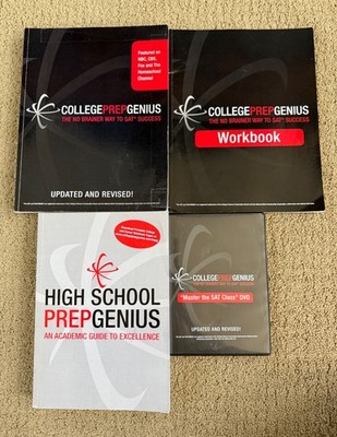 College Prep Genius DVDs and Books High School Prep Master the Sat