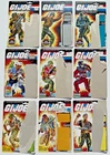 G.I. Joe original Full Card Back Lot of 9 ARAH Spirit
