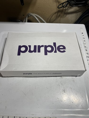 #ad #ad Purple Back Cushion Pressure Reducing Grid Lumbar Support Ultimate Comfort EUC $49.95