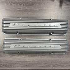Corvette Aluminum Valve Covers With Corvette Script