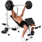 Hantelbank Verstellbar, Multifunktionaler Trainingsbank für Gewichtstraining