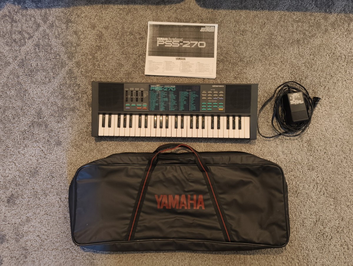 Yamaha PSS-270 キーボード Yamaha PSS-270 Portasound Voice Bank Electronic Keyboard | eBay
