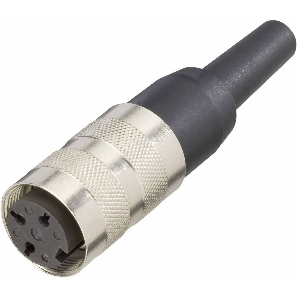 Cosse cylindrique Amphenol T 3401 001 connecteur droit femelle argenté IP40