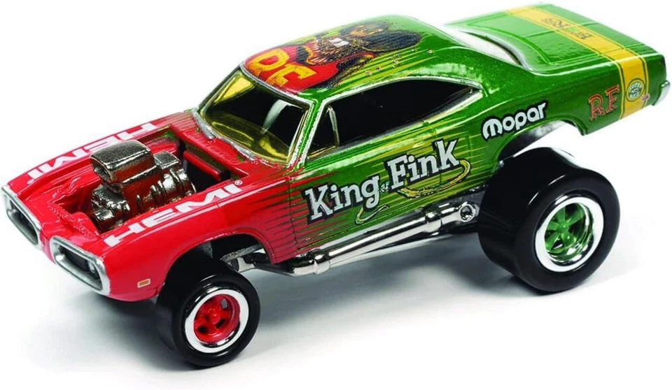 JOHNNY LIGHTNING - DODGE Super Bee 1970 - RAT FINK - della serie POP CULTURE ... - Immagine 2 di 2