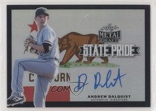 2019 Leaf Metal Draft State Pride Black 12/15 Andrew Dalquist #SP-AD1 Auto aw2