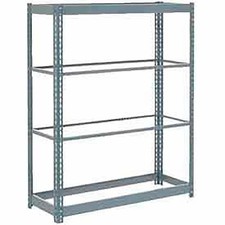 Global Industrial Heavy Duty Shelving 48"W x 18 x 60"W With 4 Shelves No Deck