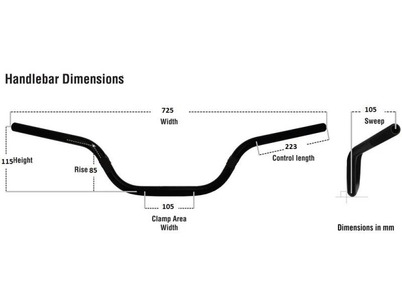 GOLD Renthal Road Bike Medium Motorcycle Handlebars Bars 7/8" 755-01-GO - Image 3 of 3