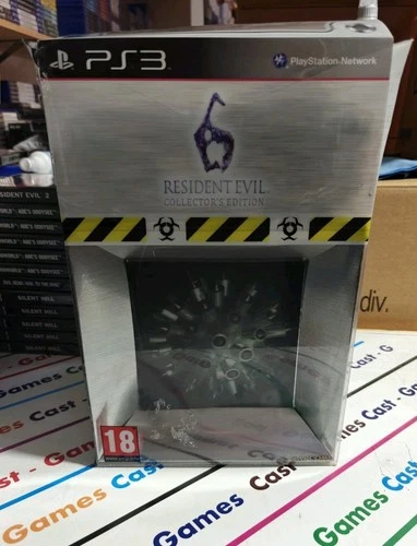 PS3 RESIDENT EVIL 6 COLLECTOR'S ITALIAN EU NEW BOX DAMAGED PLAYSTATION 3
