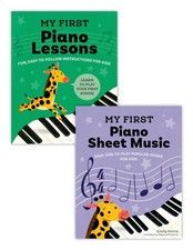 My First Piano Book Set: Easy-to-Learn Lessons and Sheet Music 2 Books in 1