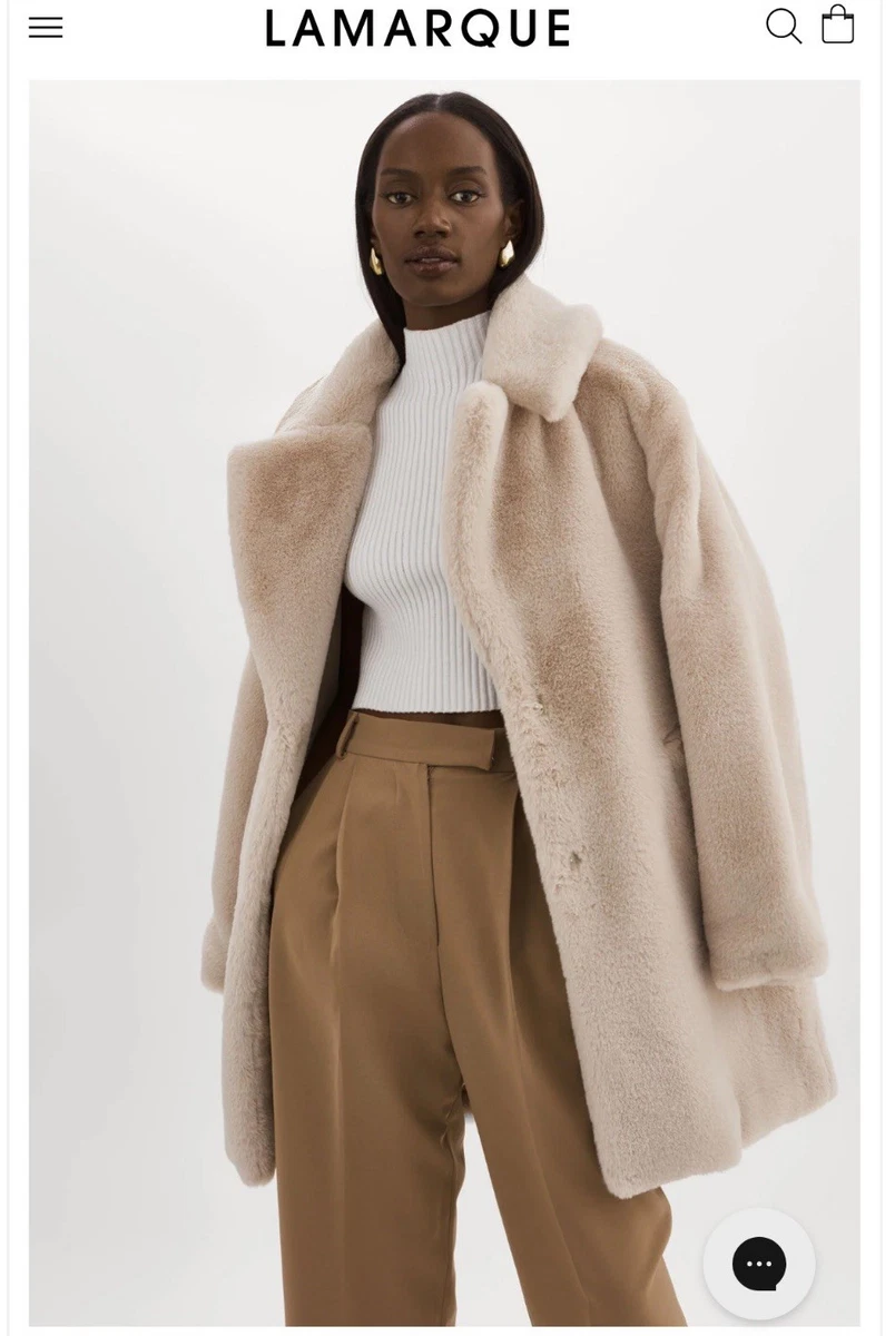 White Faux Fur Coats, Jackets & Vests for Women for sale - eBay