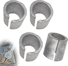 2 Pairs Battery Post Terminal Shims, Battery Terminal Adapter Kit with Positive