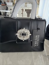 Badgley Mischka Black Leather