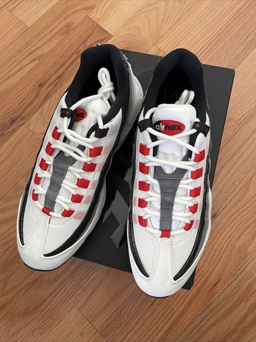 達摩16 Nike Air Max 95 QS Chile Red Japan Plum Blossom Smoke Grey