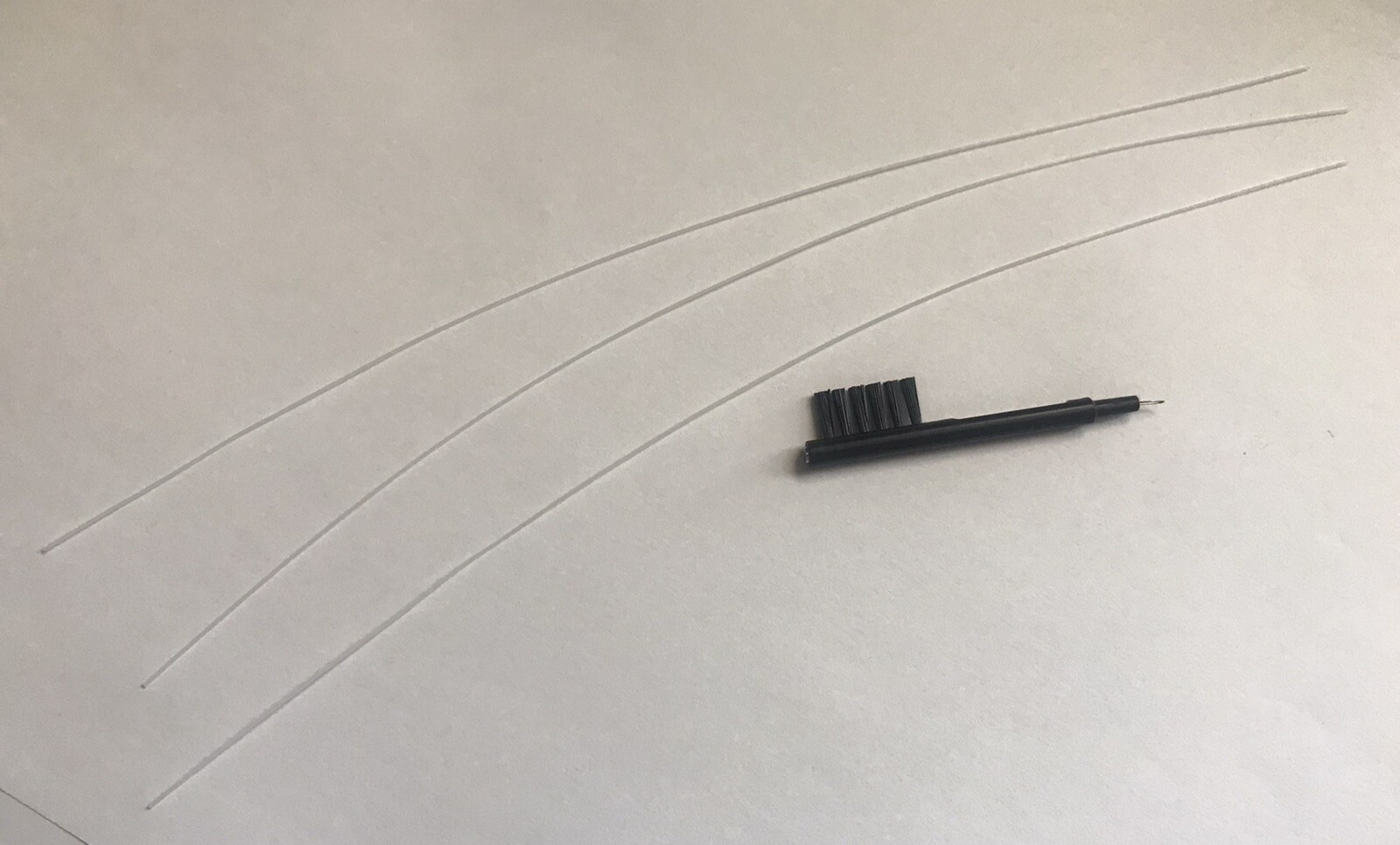 3 in 1 Hearing Aid Cleaning Brush Tool & 3x 200mm White Wire