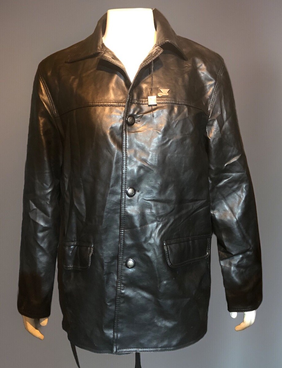 COLLEZIONE Leather Jacket Adult Large Black Used/New? | eBay