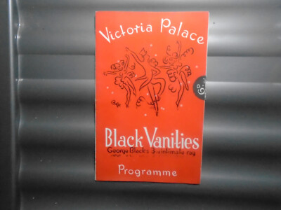 1941 Black Vanities Victoria Palace Musical Varieté Theater Programm Bud Flanagan