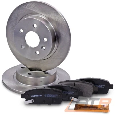 BREMSSCHEIBEN Ø268 VOLL + BREMSBELÄGE HINTEN FÜR OPEL ASTRA J MOKKA -16 - Bild 1 von 4