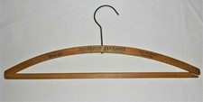 OLD VTG WOOD CLOTHS HANGER MARTINIZER HAMILTON CLEANERS MARYSVILLE PHONE 1511