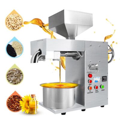 3000w Commercial Oil Press Machine Electric hot-press Stainless Steel 220V