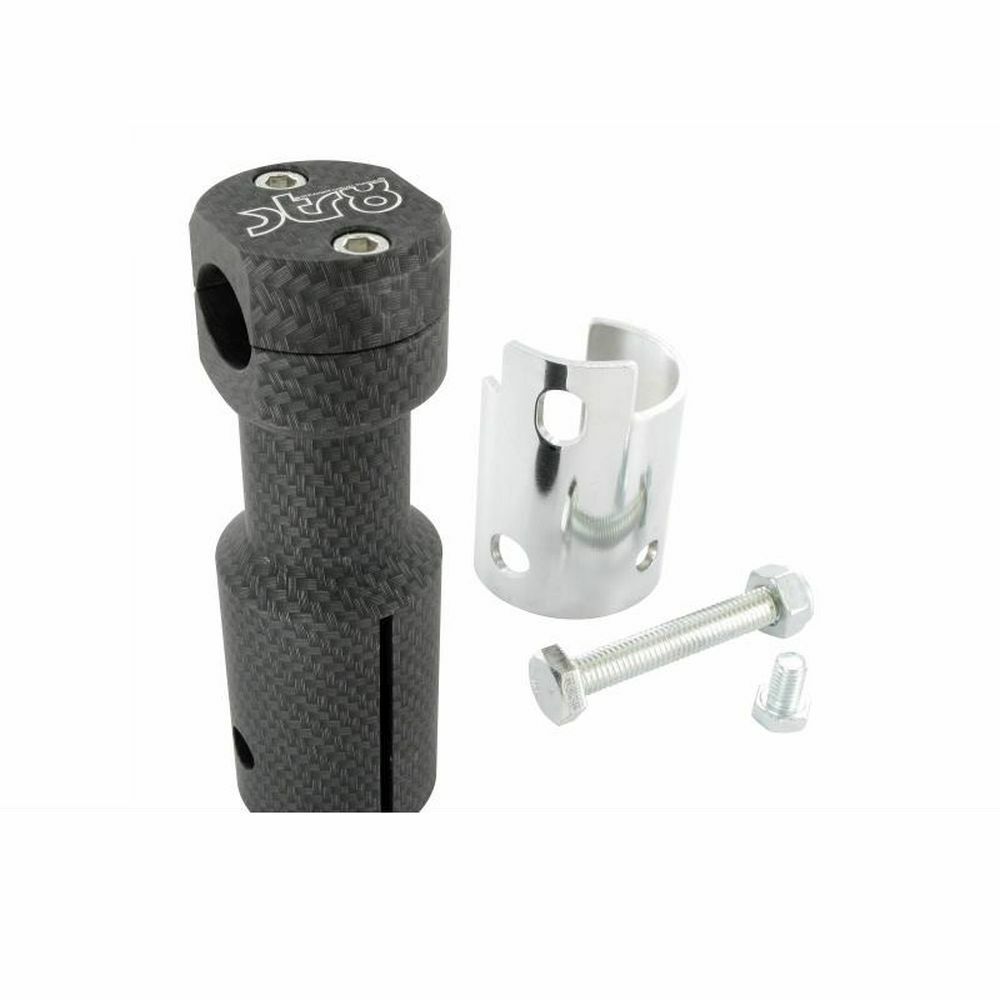 SUPPORTO MANUBRIO STR8 CARBON REAL LOOK PEUGEOT 50 Ludix 10 SUPPORTO MANUBRIO STR8 CARBON REAL LOOK PEUGEOT 50 Ludix 10