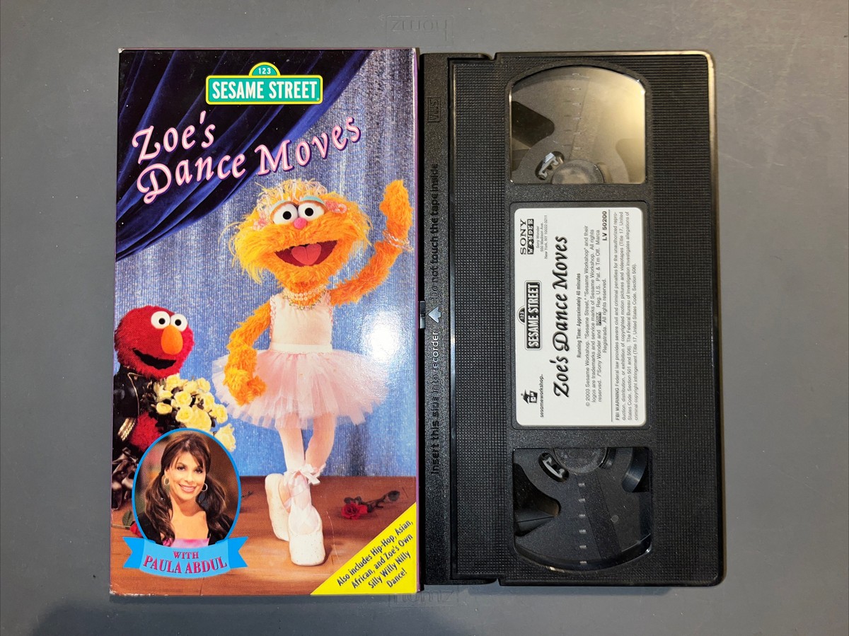 Sesame Street - Zoes Dance Moves (VHS, 2003) 2 74645020037| eBay