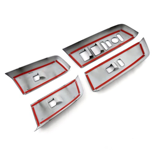 para Honda CR-V 2023 2024 negro carbono puerta reposabrazos ventana cubierta elevadora borde 4 piezas - Imagen 6 de 11