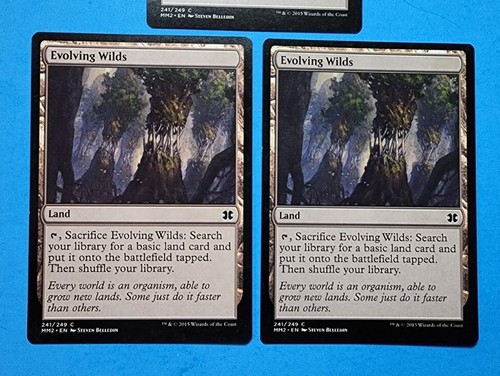 3x Evolving Wilds Modern Masters 2015 Mtg Magic Sacrifice Land Card 241 - Picture 3 of 4