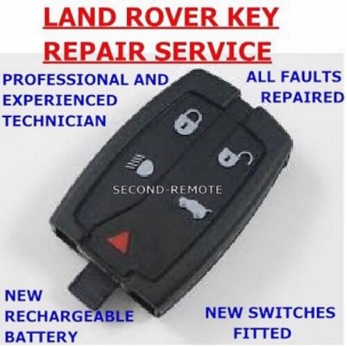 Land Rover FREELANDER 2 Remote Key Fob Repair Battery Fix Service for