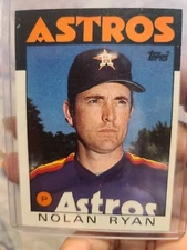 Cb2 sports card~topps-astros- Nolan ryan- #100- 1986