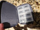 NWOT Vera Bradley Travel Pill Case In Solid Gray Can Be Used For Jewelry, too. — photo 2