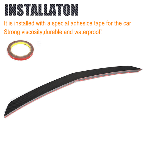 Fit for Benz W212 E200 E300 E400 E63 REAL Carbon Boot Trunk Spoiler Wing Lip - Picture 11 of 13