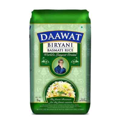 Daawat Biryani Basmati Rice, 1 kg (Free shipping)