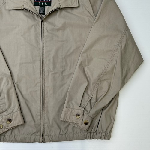Trader Bay Jacket Men Large Full Zip Pocket Outdoor Travel Hiking Retro Core - Picture 5 of 21