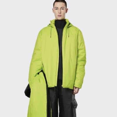 NWT Rains Padded Nylon Jacket Sz L (Unisex)