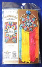Zenbroidery Macrame Rainbow Star Kit Art of Creative Knotting Design Works Craft