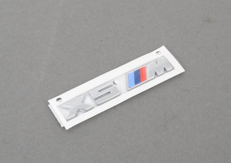 BMW X5 M F85 Radiator Kidney Grille M Emblem Left OEM 51138063149 