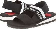 Image of Love Moschino Women's elasticated Open Toe Sandals size 39,UK 6,New