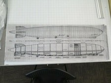 GRAF ZEPPELIN LZ -127 Dirigible LINES PLANS