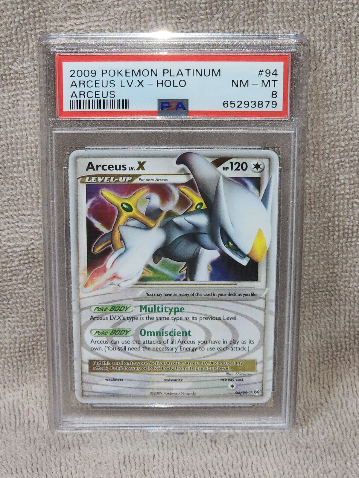 Arceus LV. X Pokemon 2009 Arceus #94 Holo