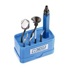 Noga SP1010 Hand Deburring Tool Set: 7 Pc, Cobalt  HSS Blade Type RD16.5