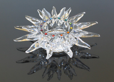 Swarovski Crystal Solaris Candleholder, 7600NR147000, New In Box